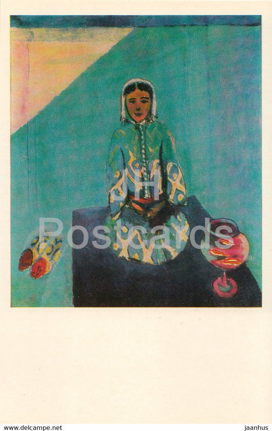 painting by Henri Matisse - Zorah on the Terrace - French art - 1980 - Russia USSR - unused - JH Postcards