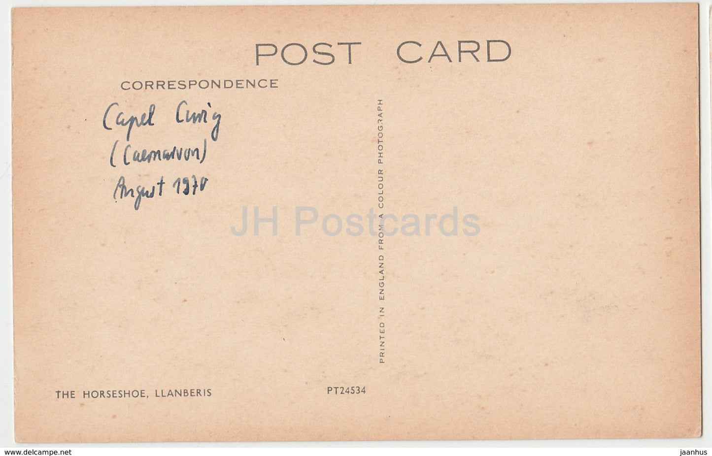 Llanberis - The Horseshoe - PT24534 - 1970 - United Kingdom - Wales - used