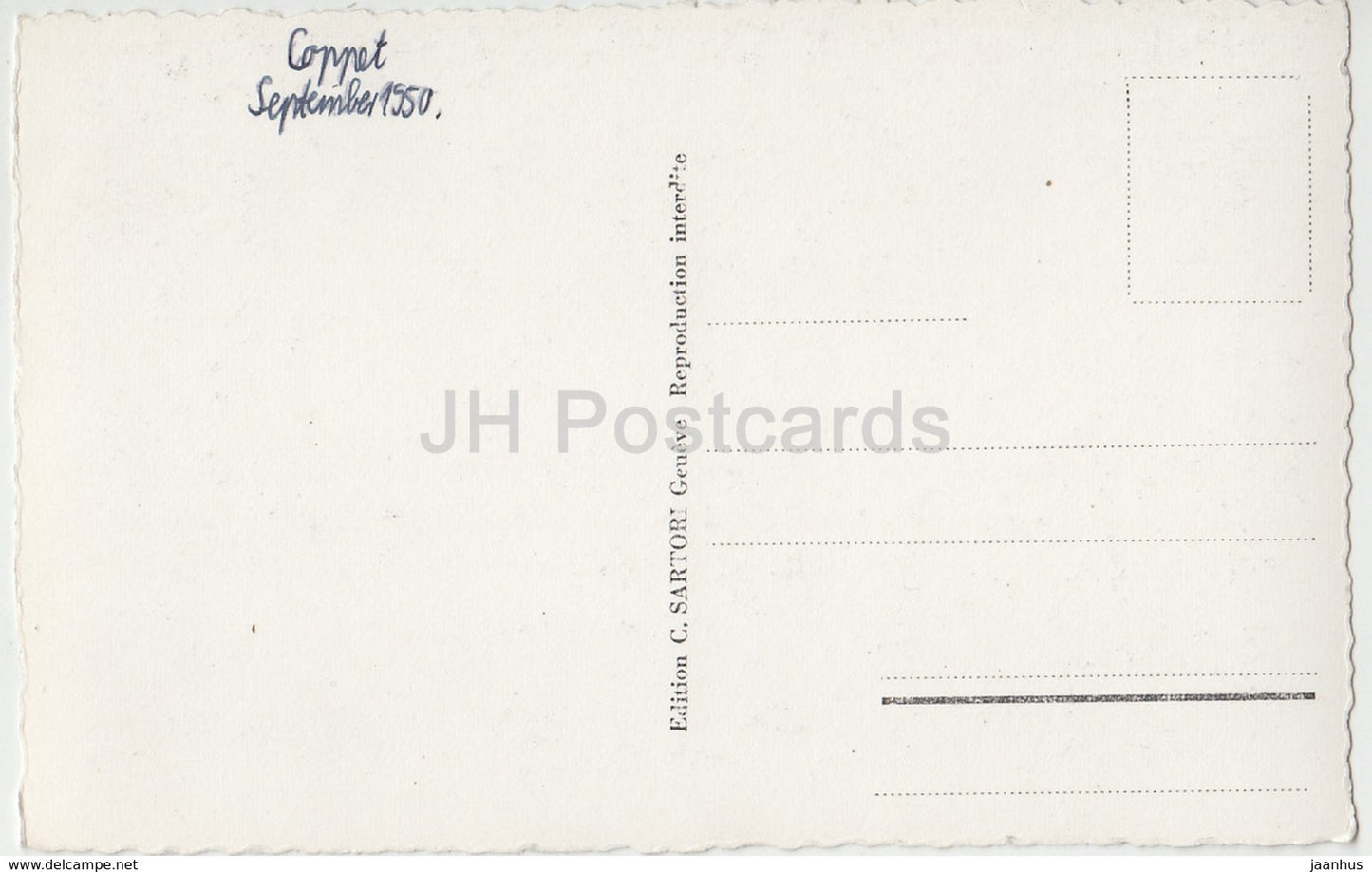 Chateau de Coppet - 3246 - Switzerland - 1950 - used