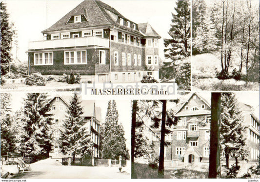 Masserberg - Prof Dr Georg Lenz Haus - Im Massertal - old postcard - 1976 - Germany DDR - used - JH Postcards