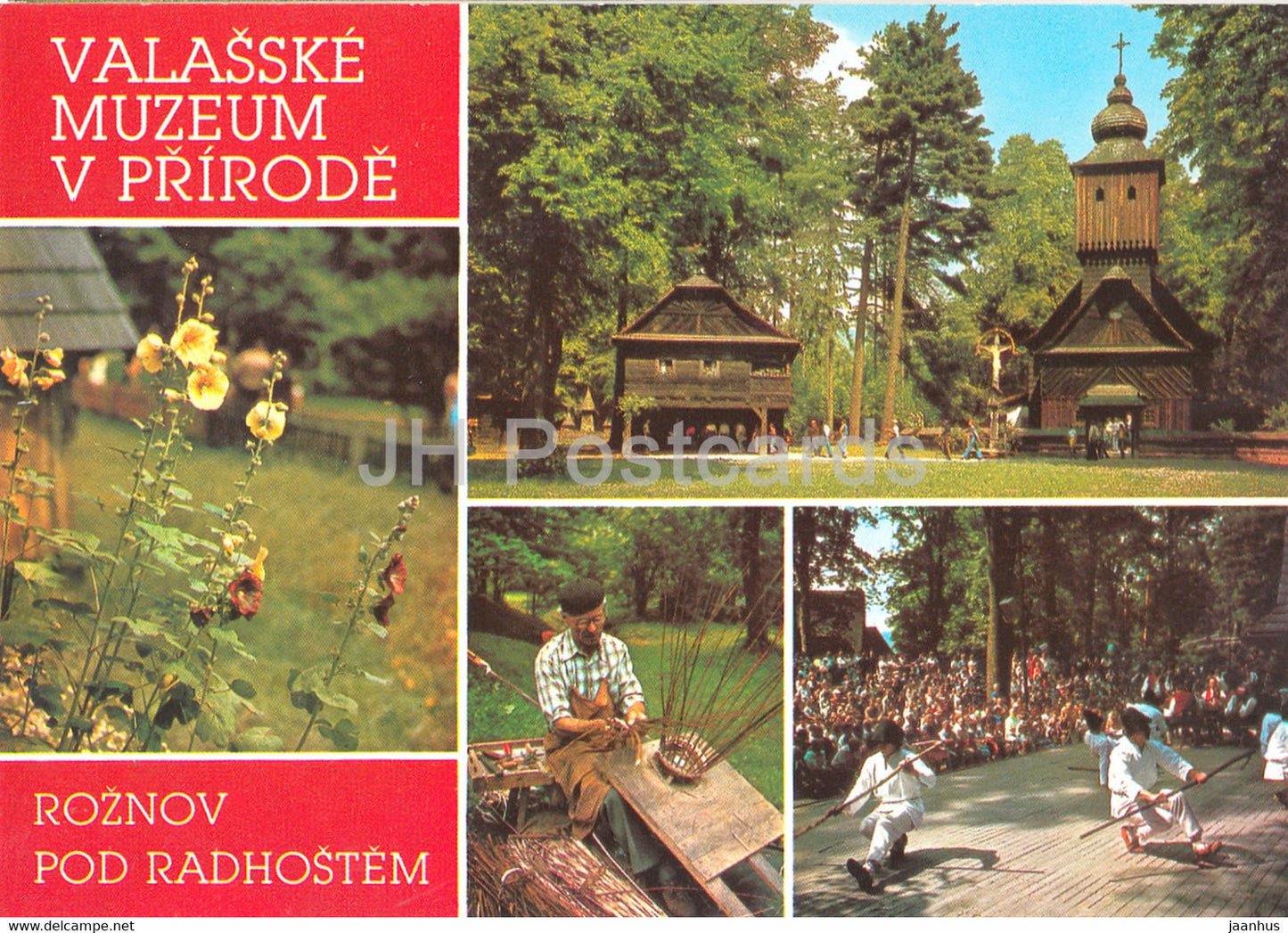 Valasske muzeum v prirode - Roznov Pod Radhostem - Wallachian Open Air Museum - 4 - handicraft - Czech Republic - used - JH Postcards