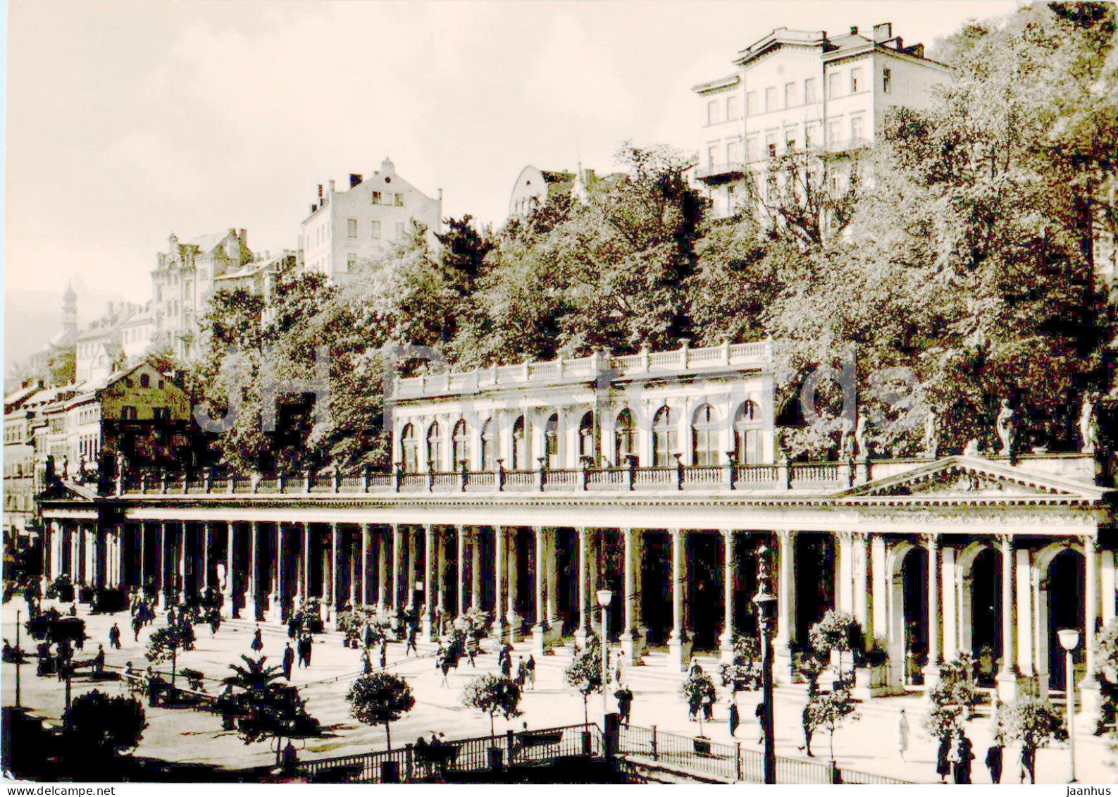 Karlovy Vary - The Colonnade of the Czechoslovak Soviet Friendship - 1962 - Czech Republic - Czechoslovakia - used - JH Postcards