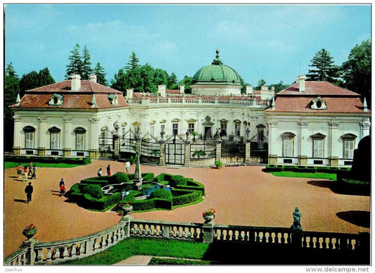 Buchlovice - castle Cestny dvur - Czech - Czechoslovakia - unused - JH Postcards