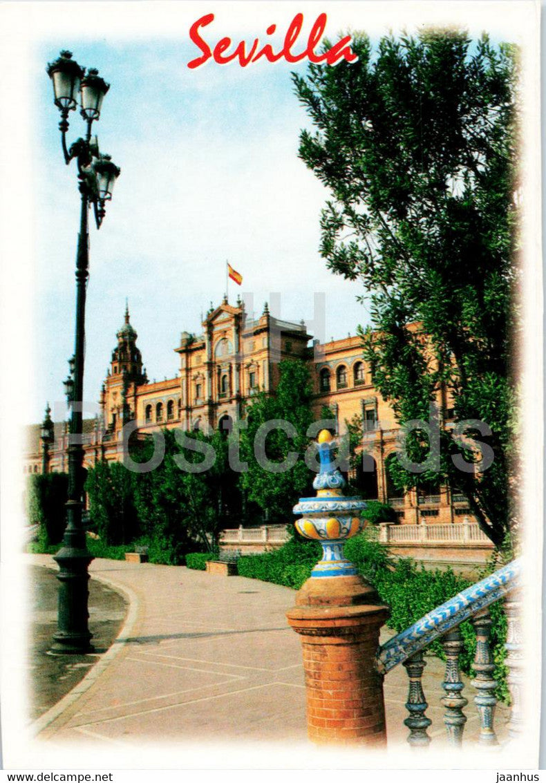 Sevilla - Plaza de Espana - Spain Square - 5 - Spain - unused - JH Postcards