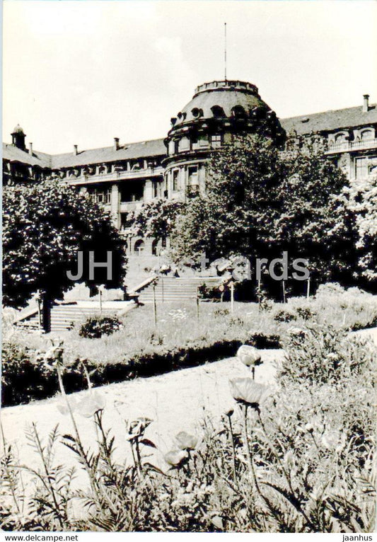 Szczawno Zdroj - sanatorium - old postcard - Poland - unused - JH Postcards