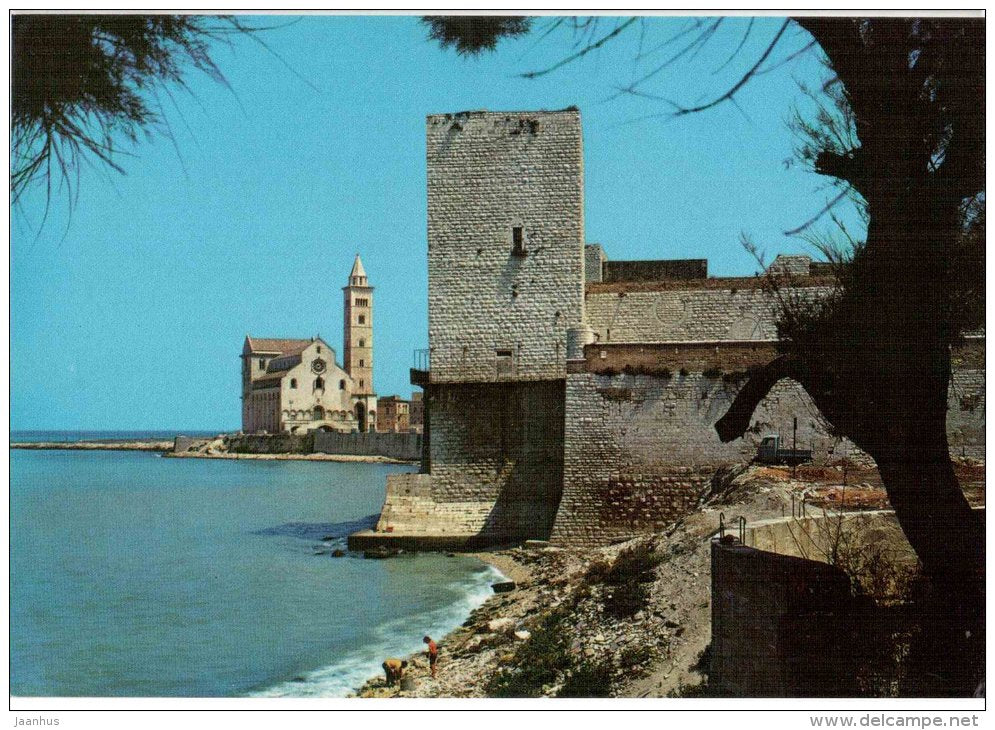 Castello Svevo e Duomo - Swabian Castle and Cathedral - Trani - Puglia - 63 - Italia - Italy - unused - JH Postcards