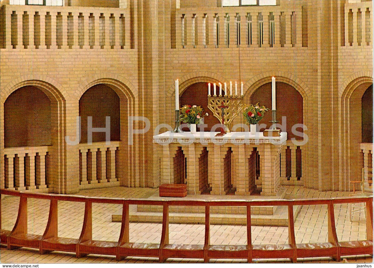 Copenhagen - Kobenhavn - Grundtvigskirken - Grundtvigs church - The Altar - 6007 - Denmark - unused - JH Postcards