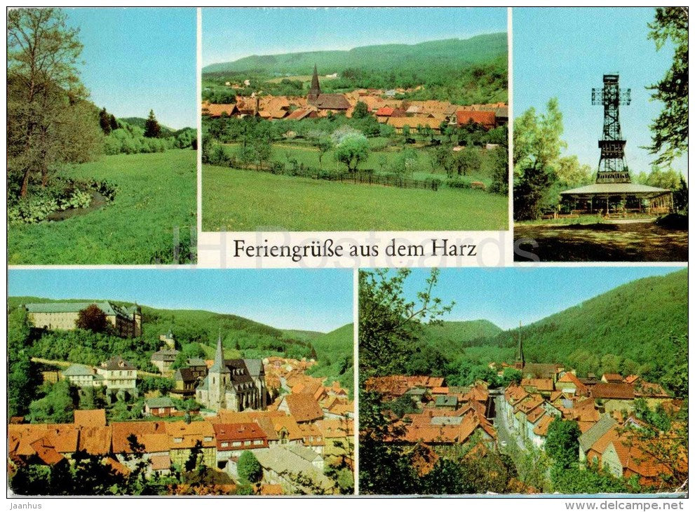 Feriengrüsse aus dem Harz - Netzkater bei Ilfeld-Wiegersdorf - Neustadt - Josephshöhe - Germany - 1979 gelaufen - JH Postcards