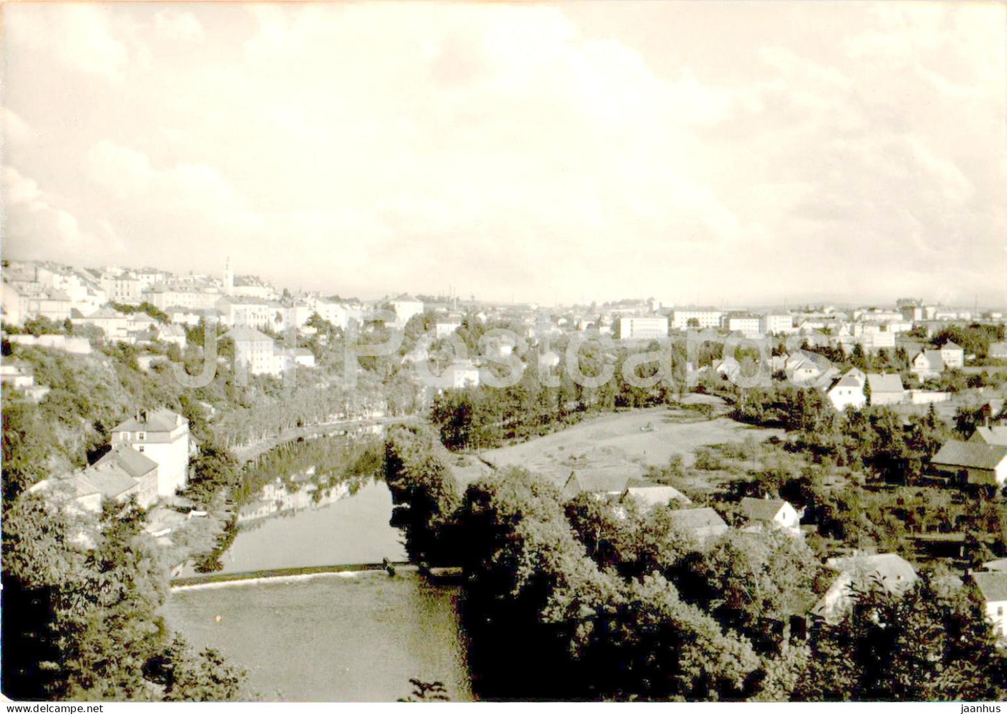 Tabor - General view  - Czech Repubic - Czechoslovakia - unused - JH Postcards