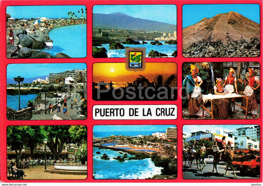 Puerto de la Cruz - Diversos aspectos - multiview - Tenerife - 4 - Spain - used - JH Postcards