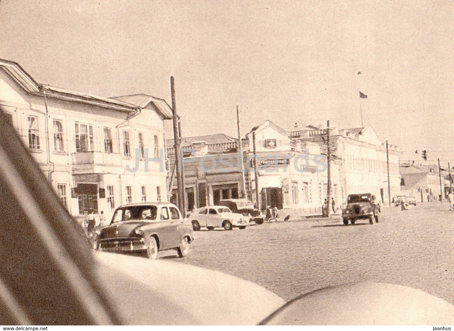 Yakutia - Sakha Republic - Yakutsk - car Moskvich - 1963 - Russia USSR - unused - JH Postcards