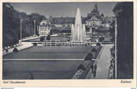 Bad Oeynhausen - Kurhaus - 8599 - old postcard - Germany - unused - JH Postcards