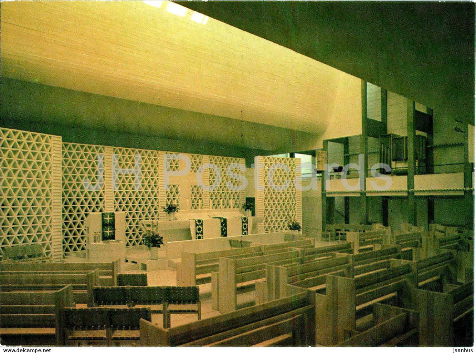 Bagsvaerd Kirke - church - Denmark - unused - JH Postcards