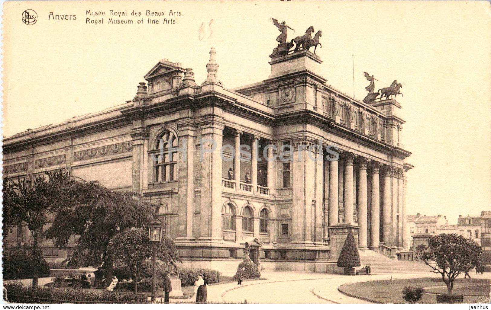 Anvers - Antwerpen - Musee Royal de Beaux Arts - Royal Museum of Fine Arts - old postcard - Belgium - unused - JH Postcards