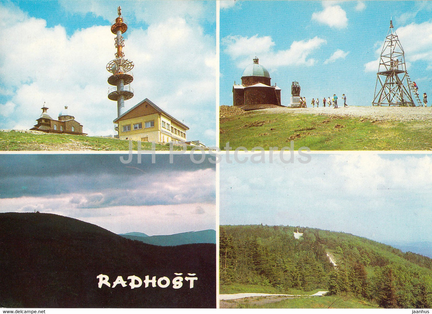 Radhost 1129 m - multiview - 1990 - Czechoslovakia - Czech Republic - used - JH Postcards