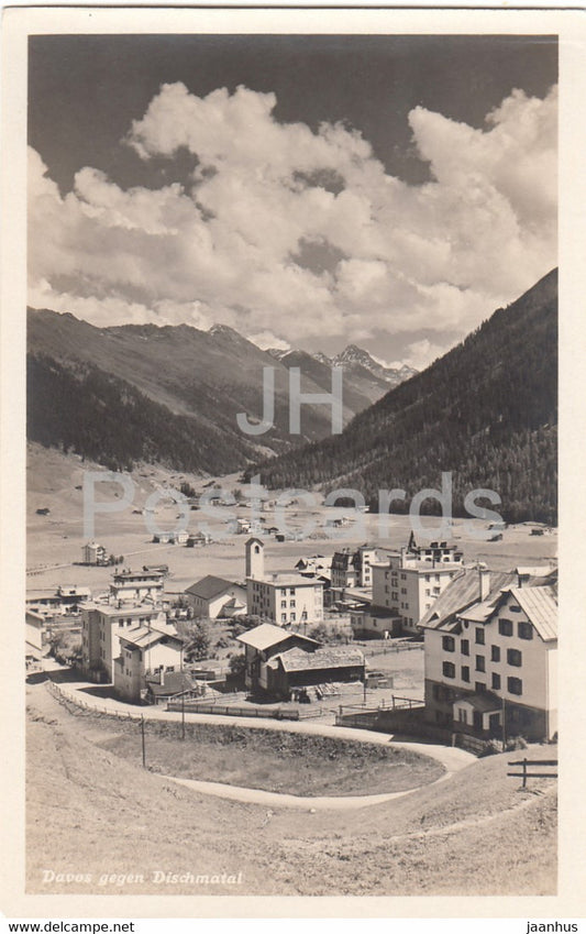 Davos gegen Dischmatal - 1193 - old postcard - Switzerland - unused - JH Postcards