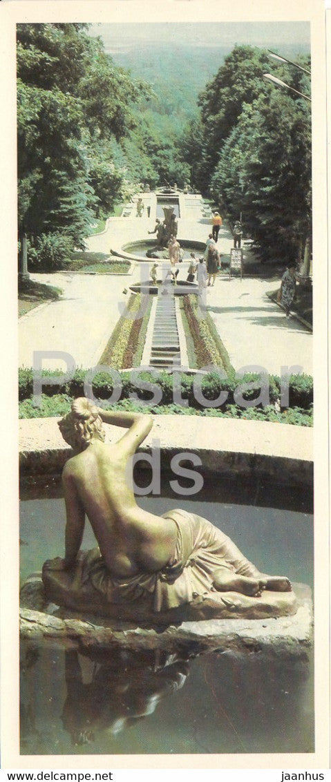 Zheleznovodsk - Kaskad staircase - 1983 - Russia USSR - unused - JH Postcards