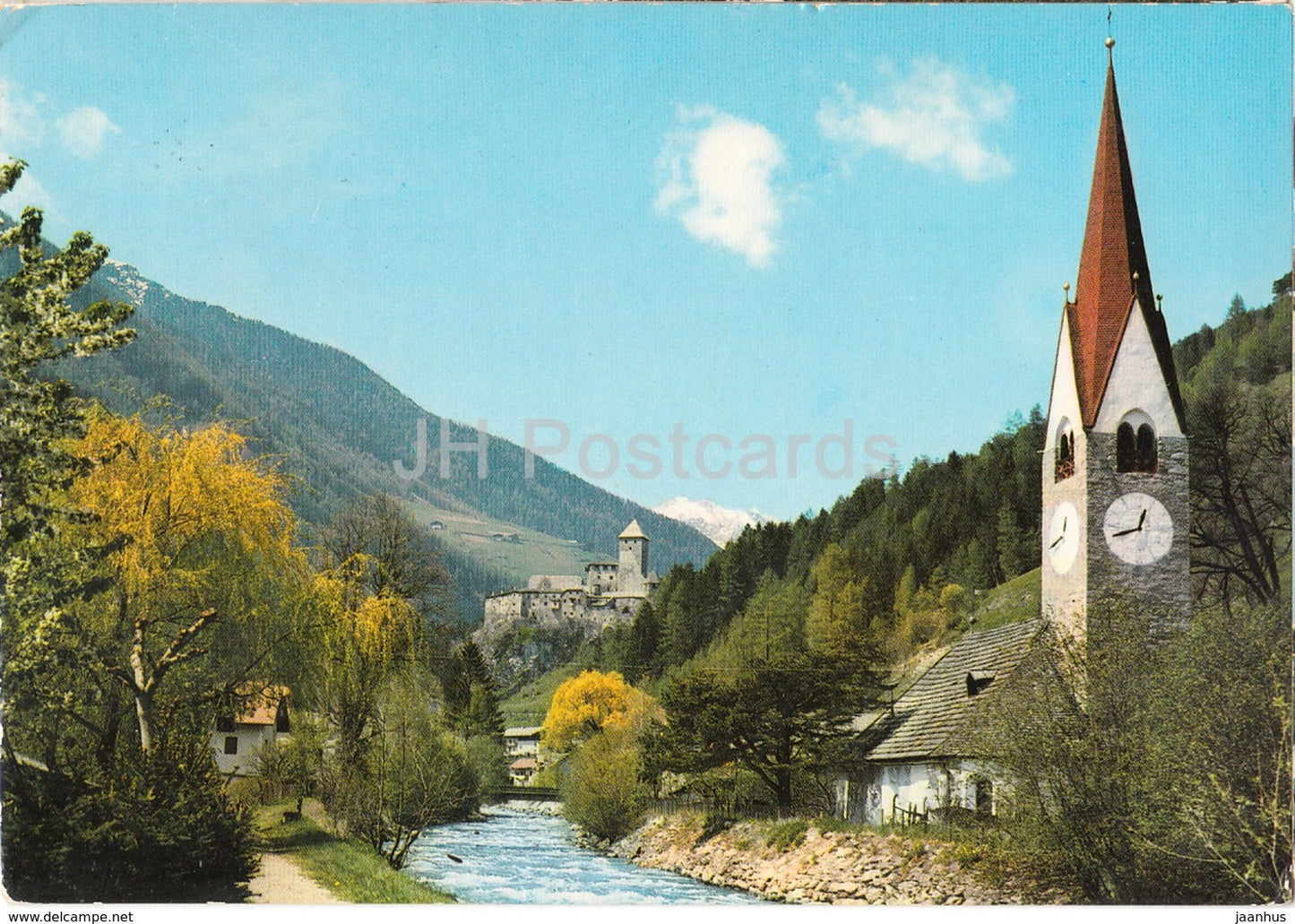 Val di Tures - Campo Tures 865 m - Tauferertal - Sand in Taufers - church - Italy - 1979 - used - JH Postcards