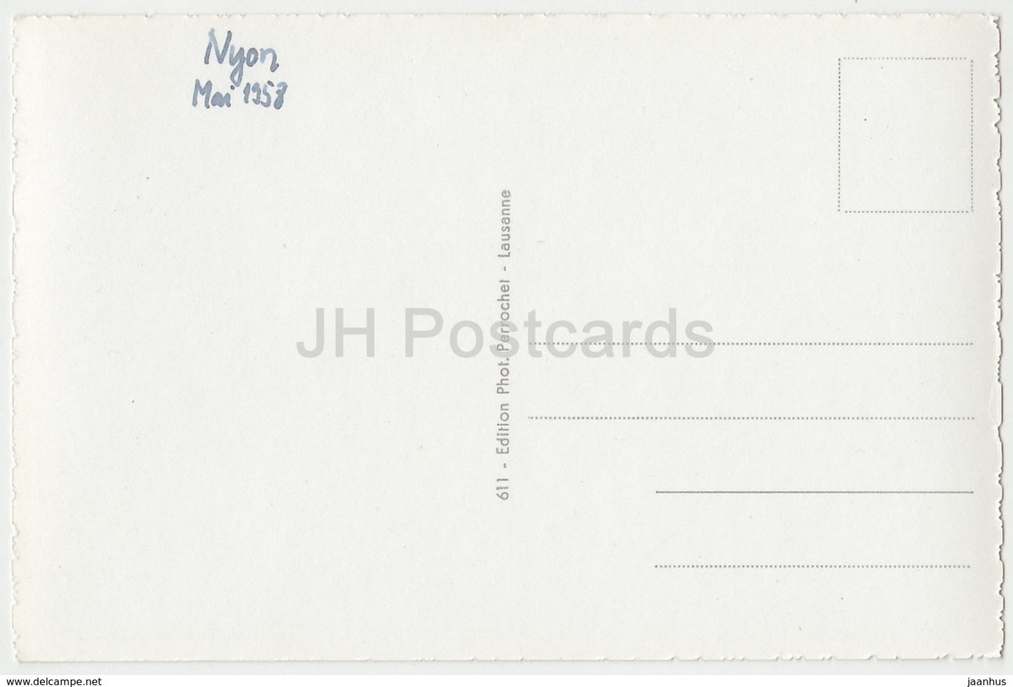 Nyon - Le Chateau - 611 - Switzerland - 1958 - used