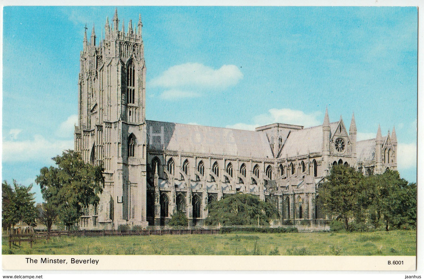 Beverley - The Minster - B.6001 - United Kingdom - England - unused - JH Postcards