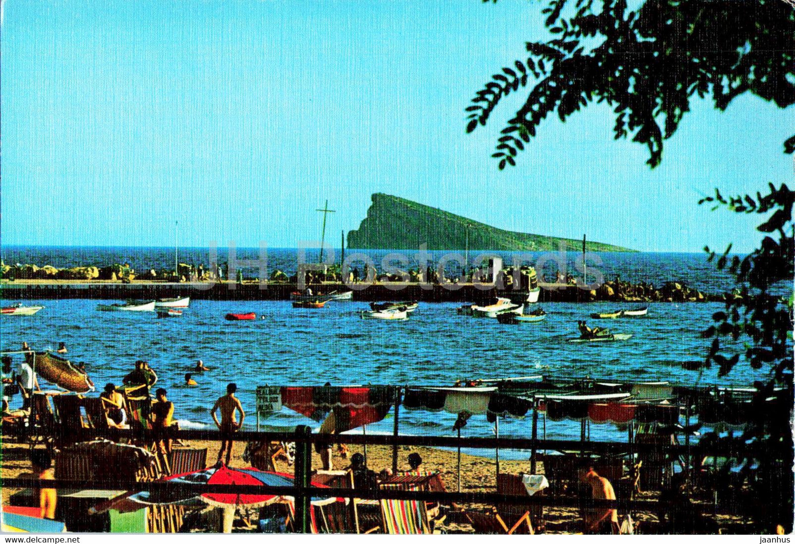 Benidorm - Puerto e Isla - port - island - 121 - Spain - unused - JH Postcards