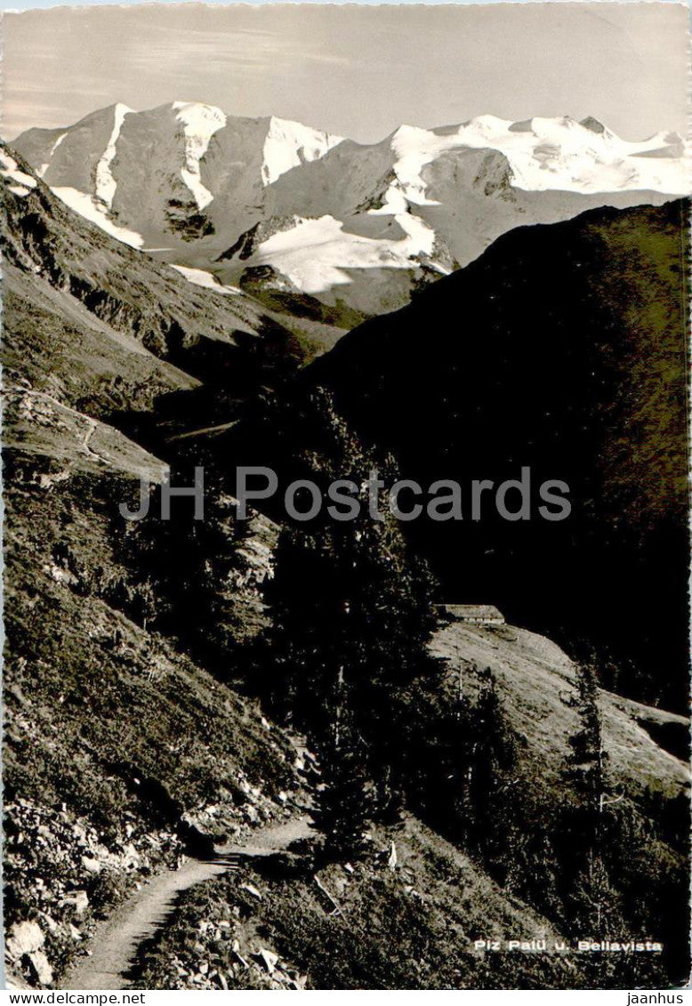 Piz Palu u Bellavista - 1962 - Switzerland - used - JH Postcards