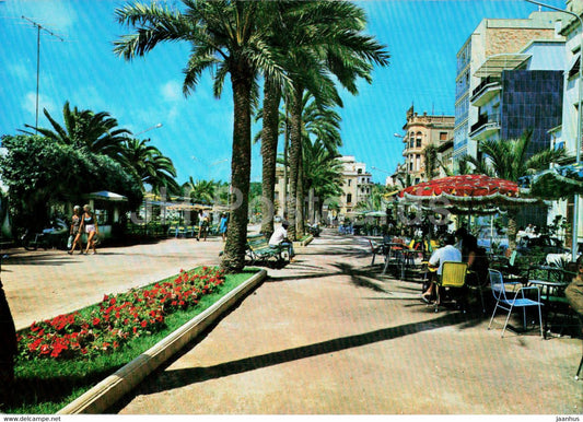 Costa Brava - Lloret de Mar - Paseo - street -1621 - 1988 - Spain - used - JH Postcards