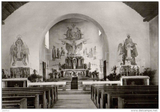 Wallfahrtskirche zur Mutter Gottes auf dem Holderstock - Neues Schiff - Schneeberg - church - Germany - nicht gelaufen - JH Postcards