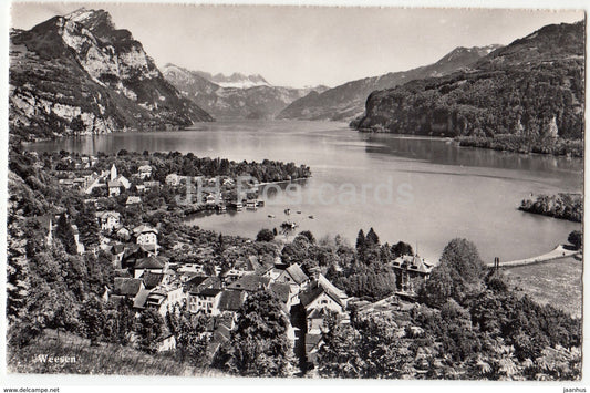 Weesen - 5756 - Switzerland - old postcard - unused - JH Postcards