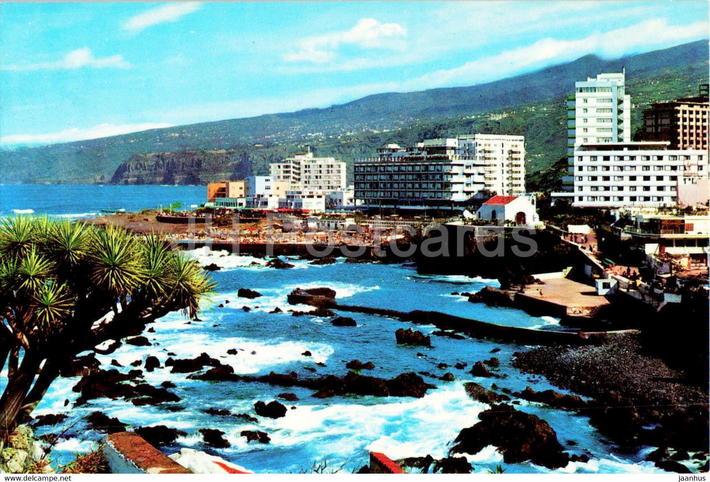 Puerto de la Cruz - vista general - general view - hotel - Tenerife - 310 - Spain - unused - JH Postcards