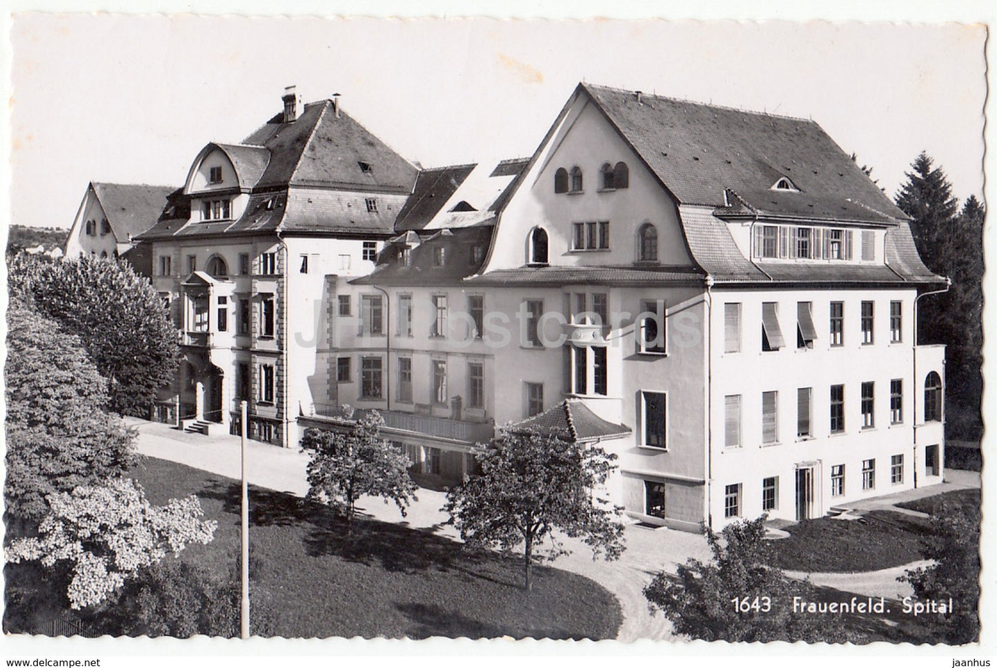 Frauenfeld Spital - 1643 - Switzerland - 1942 - used - JH Postcards