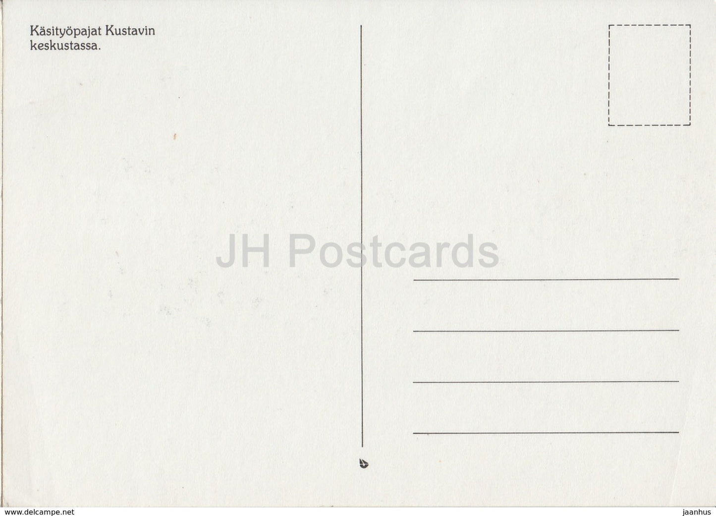 Handicraft workshops in the center of Kustavi - Finland - unused - JH Postcards