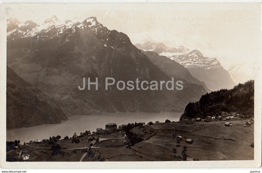 Seelisberg mit Urnersee 1200 m - Switzerland - 1920s - used - JH Postcards