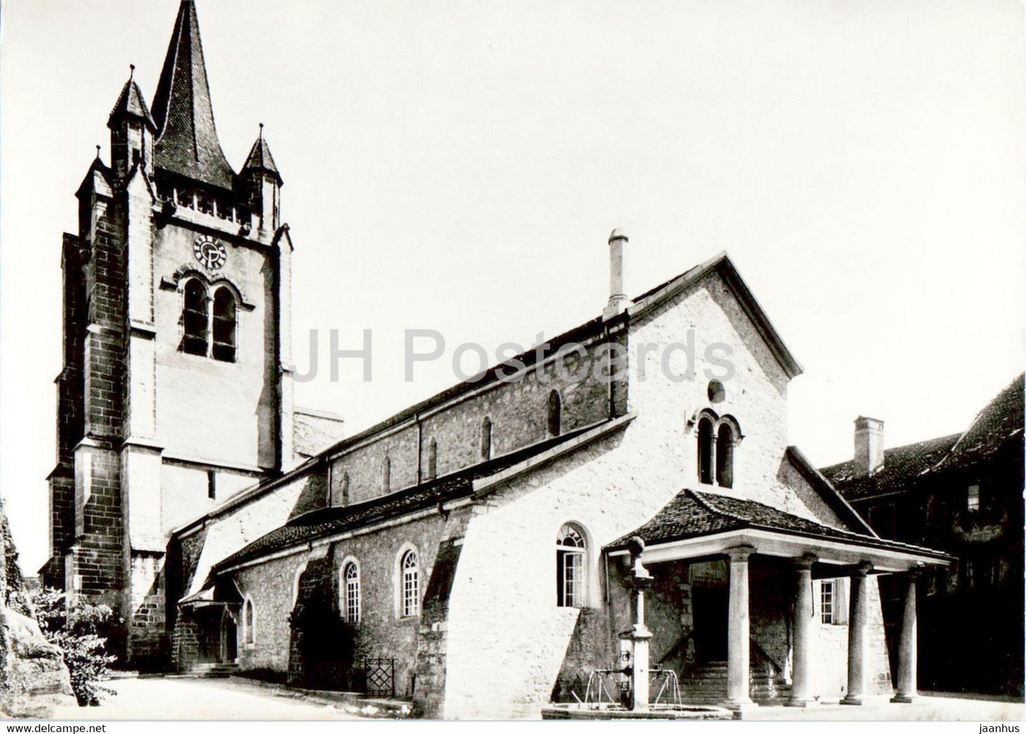 Cossonay - Le Temple - 6833 - old postcard - Switzerland - unused - JH Postcards