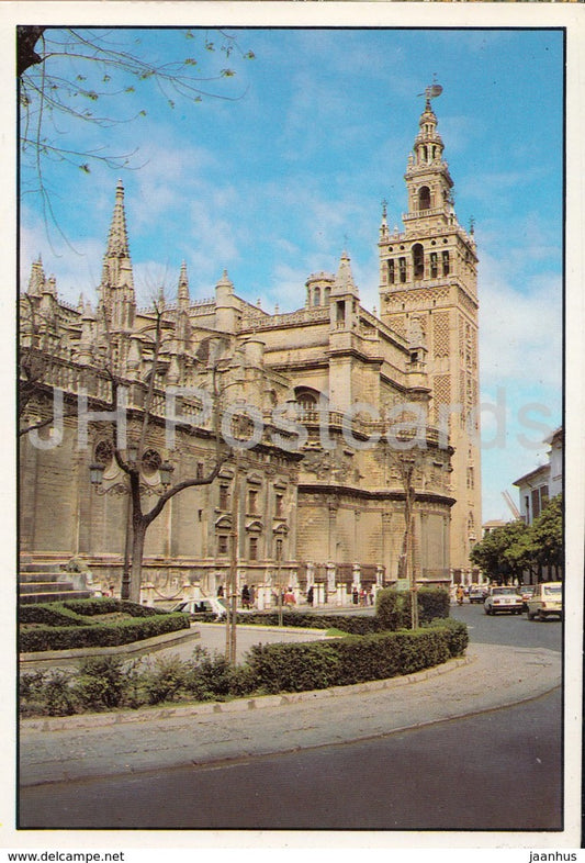 Sevilla - Catedral y Giralda - Cathedral and Giralda - 1 - Spain - unused - JH Postcards