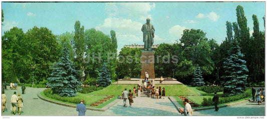 monument to ukrainian poet Taras Shevchenko - Kiev - Kyiv - 1984 - Ukraine USSR - unused - JH Postcards