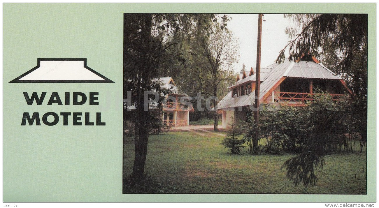 motel Waide - Tartu county - 1990s - Estonia - unused - JH Postcards