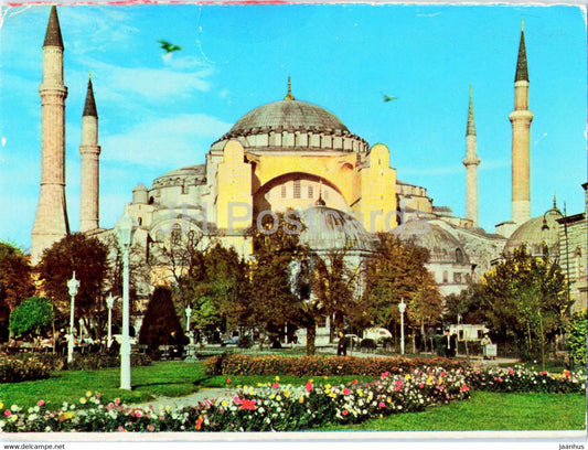 Istanbul - St Sophia Museum - Bella Color - 1976 - Turkey - used - JH Postcards