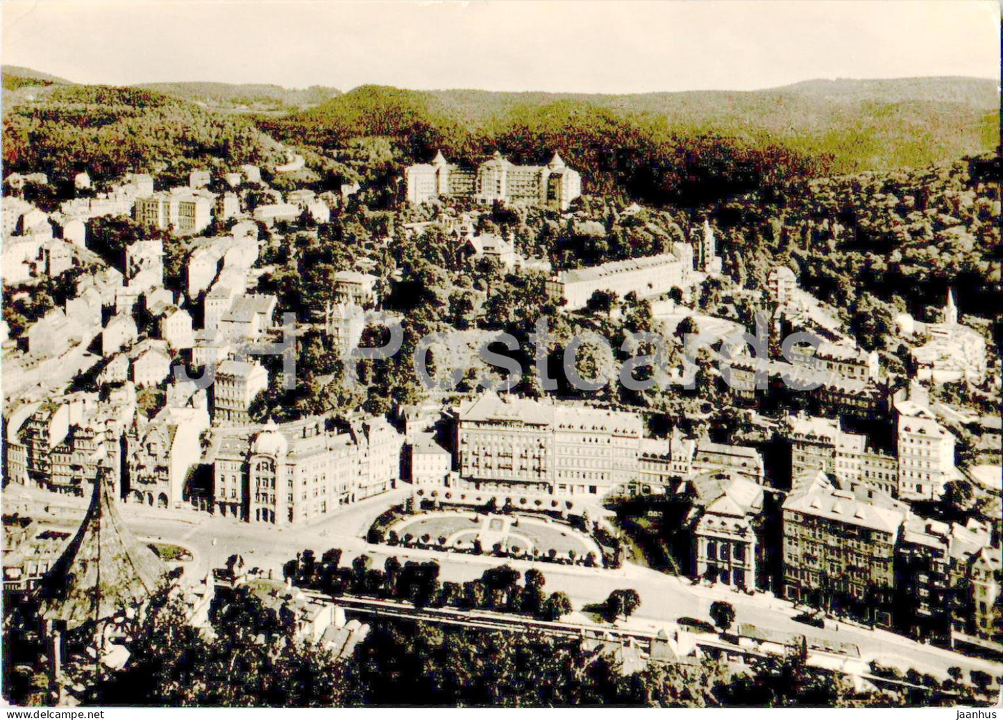 Karlovy Vary - Leninovo Namesti - Lenin Square - 1965 - Czech Republic - Czechoslovakia - used - JH Postcards