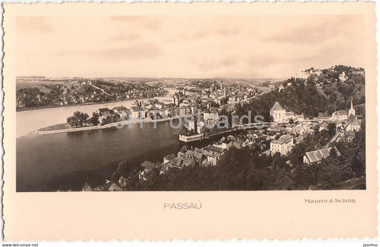 Passau - Maurer & Schutz - Passau Oberhaus - old postcard - Germany - unused - JH Postcards