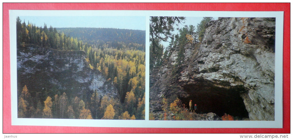 Bear Cave - Pechora-Ilych Nature Reserve - Komi Republic - 1982 - Russia USSR - unused - JH Postcards