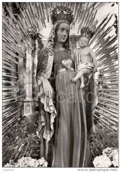 Münster Zwiefalten - ehemalige Benediktiner-Klosterkirche - Gotische Madonna - church - Germany - nicht gelaufen - JH Postcards