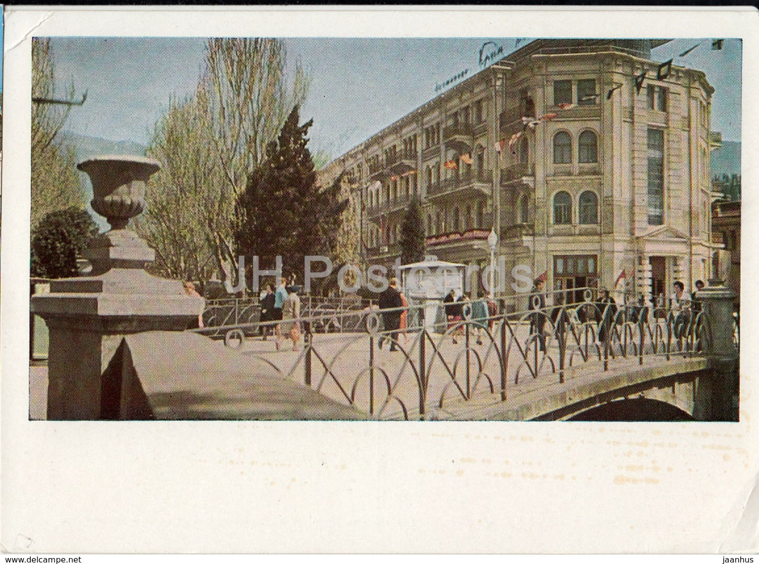 Yalta - hotel Krym - Crimea - postal stationery - 1965 - Ukraine USSR - used - JH Postcards