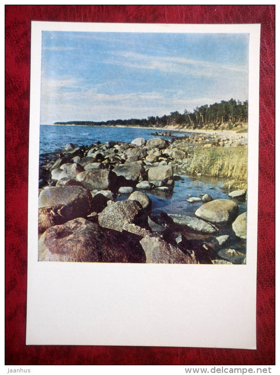 Vidzemes seaside - coast - Vidzeme - 1980 - Latvia USSR - unused - JH Postcards