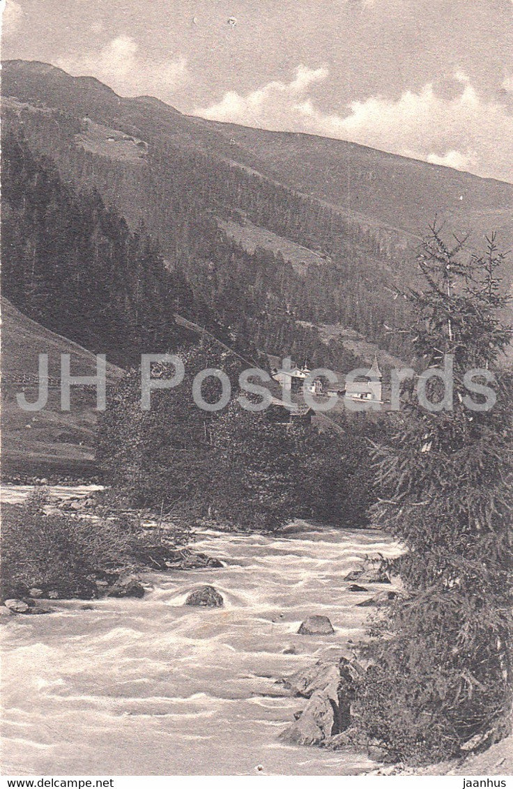 Davos Glaris - Motiv mit Landwasser - 1070 - old postcard - 1924 - Switzerland - used - JH Postcards