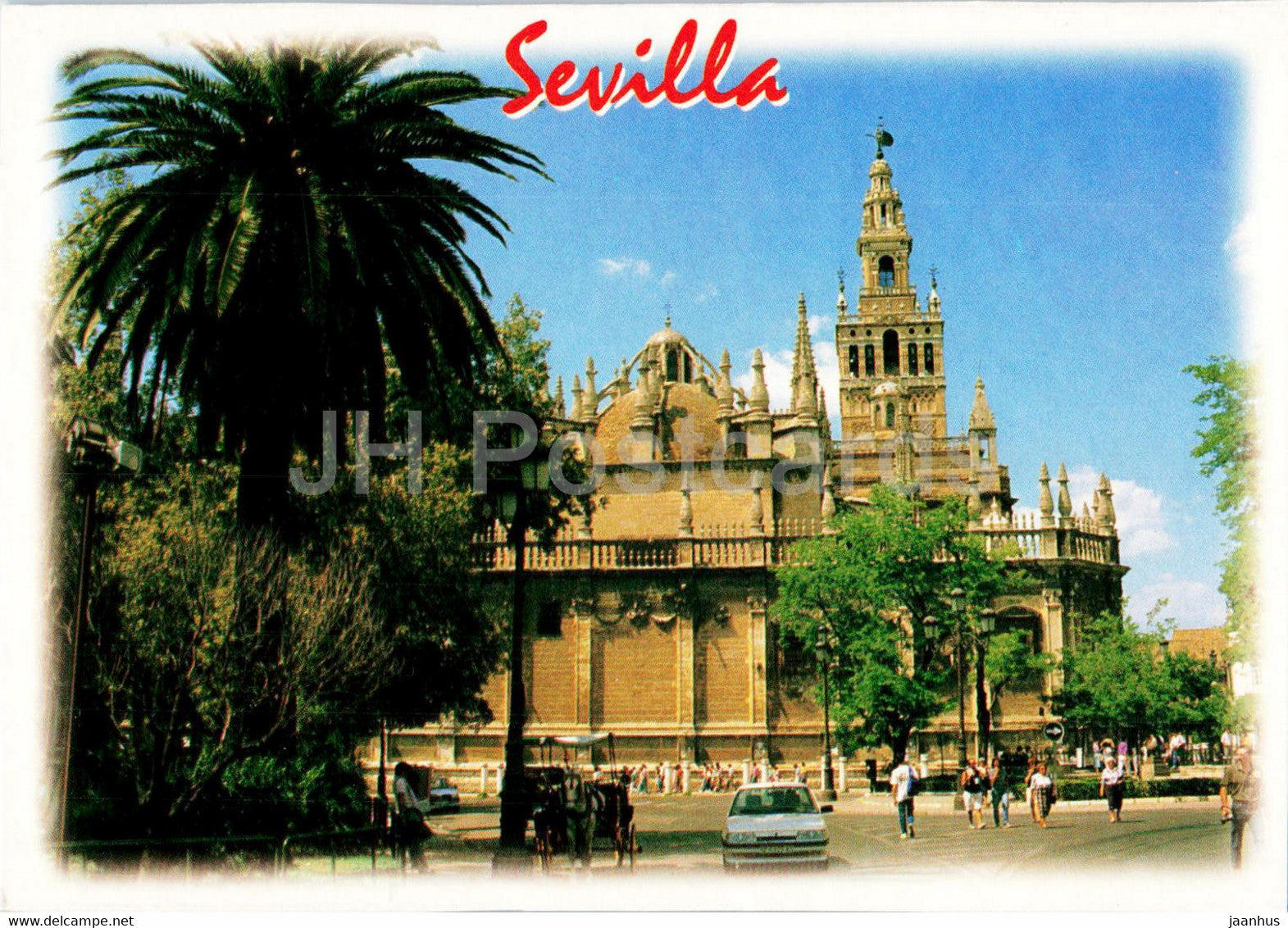 Sevilla - Giralda y Catedral - cathedral - 4 - Spain - unused - JH Postcards