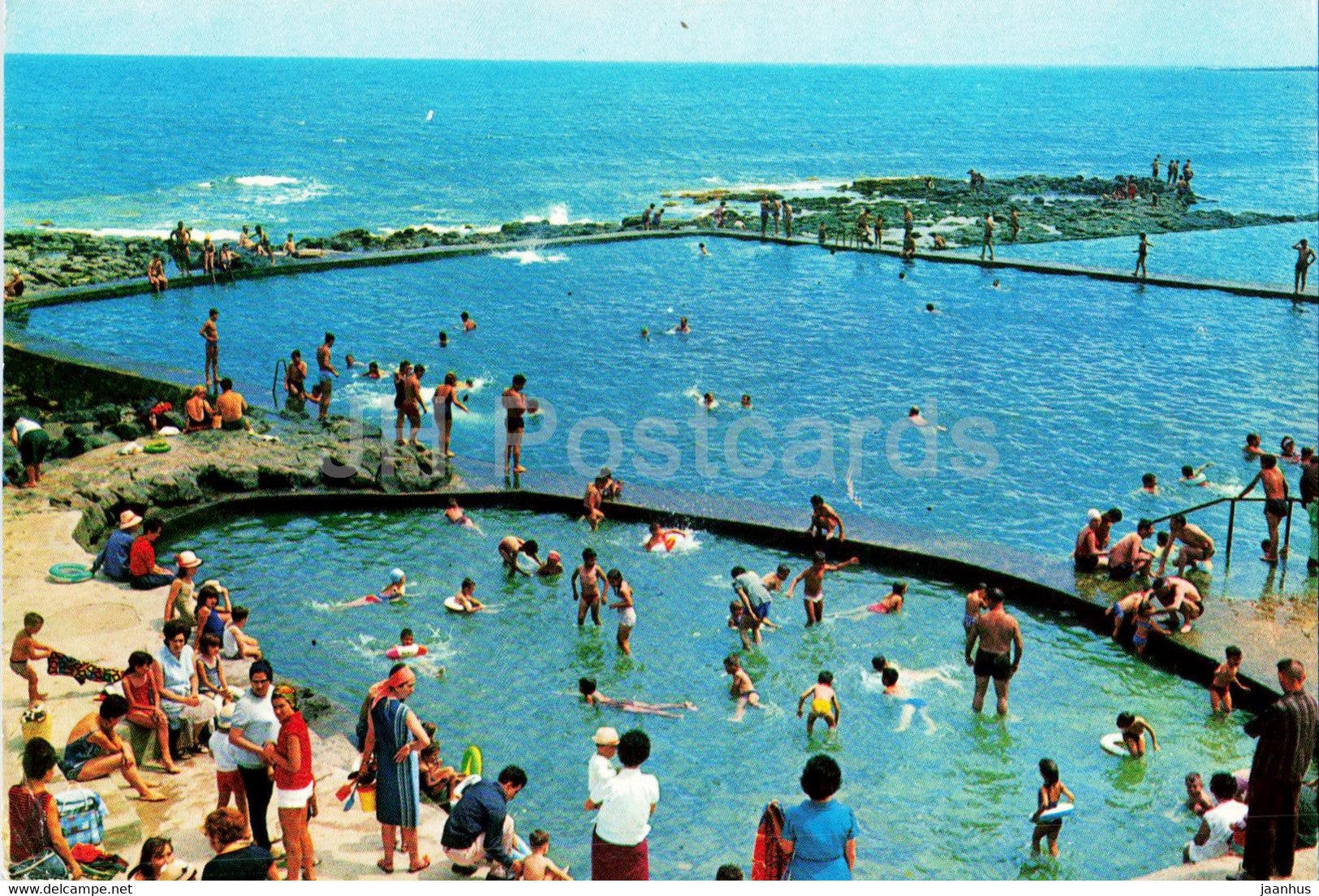 Tenerife - Bajamar - Piscinas - swimming pool - 2090 - Spain - used - JH Postcards