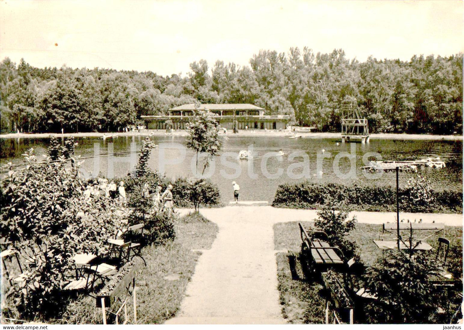 Pokrzywna - Kapielisko - swimming pool - 1971 - Poland - used - JH Postcards