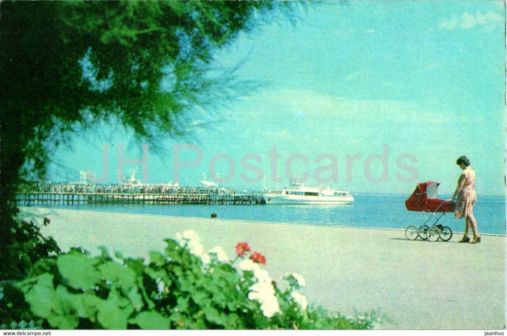 Feodosia - paratroopers embankment - Crimea - 1981 - Ukraine USSR - unused - JH Postcards