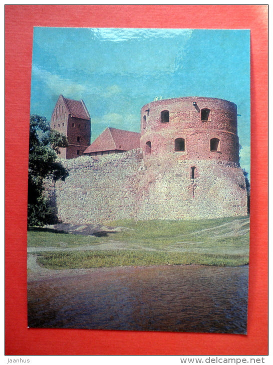 Trakai Castle as seen from the Bridge - Trakai - 1974 - USSR Lithuania - unused - JH Postcards